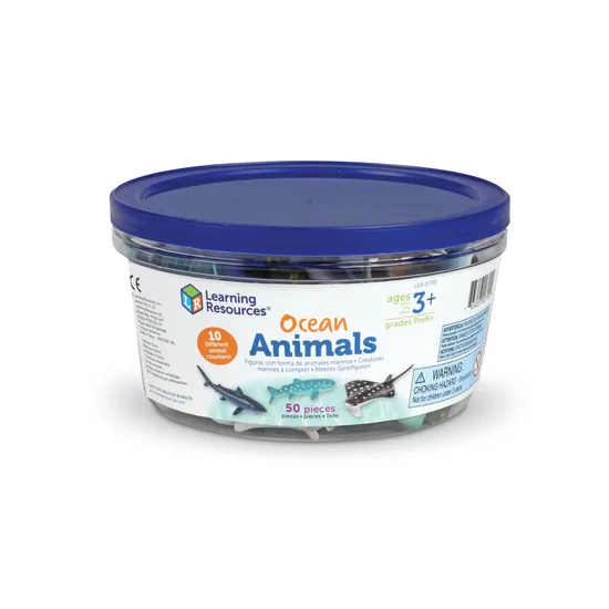 Ocean Counters - Set of 50 - Modern Teaching Aids NZ