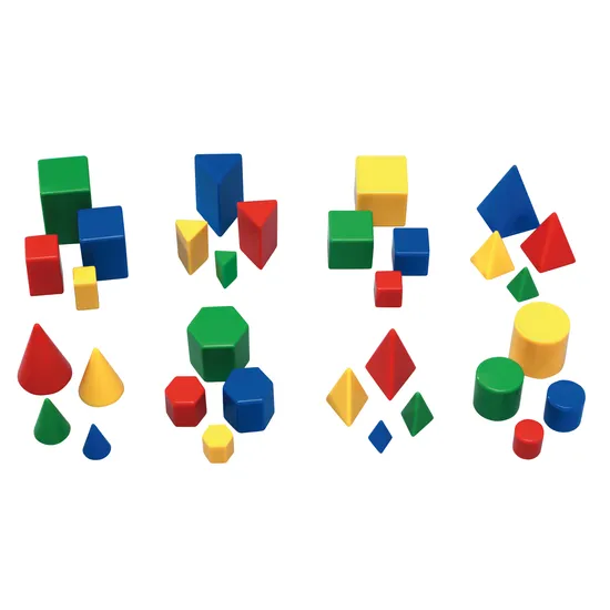 Attribute Solids Mini 3D - Modern Teaching Aids NZ