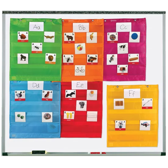 Magnetic Pocket Chart Squares (Set of 6) - Modern Teaching Aids NZ