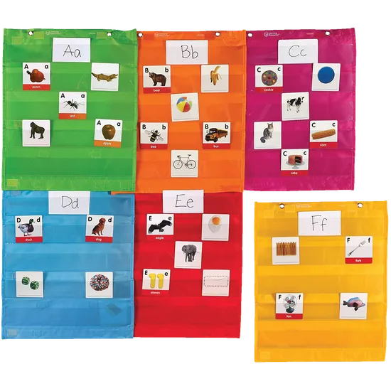 Magnetic Pocket Chart Squares (Set of 6) - Modern Teaching Aids NZ