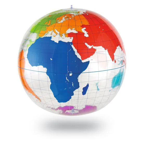 Inflatable Labelling Globe - 68cm - Modern Teaching Aids NZ