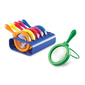 Jumbo Magnifiers with Stand - Set of 6 - Modern Teaching Aids NZ