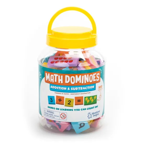 Learning Resources Math Dominoes - Addition & Subtraction - Modern Teaching Aids NZ