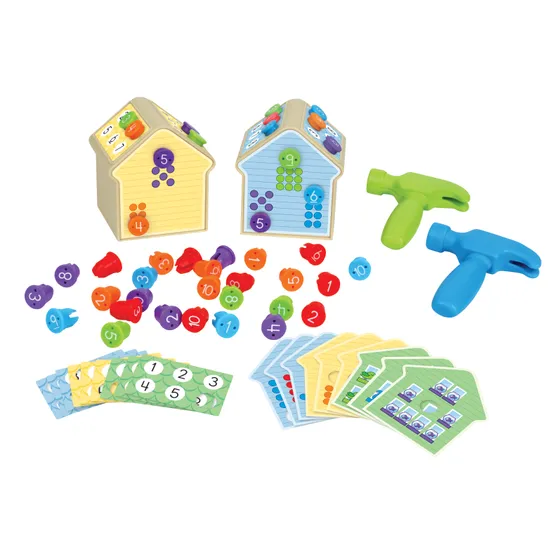 Number Nails Fine Motor Activity Set - Modern Teaching Aids NZ