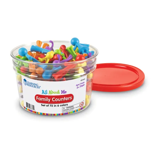 All About Me Family Counters - 72 Pieces - Modern Teaching Aids NZ