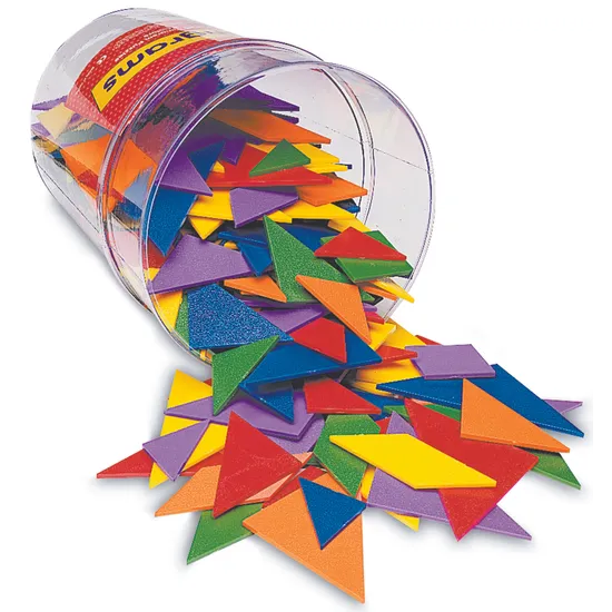 Classpack Tangrams - 6 Colours - Modern Teaching Aids NZ