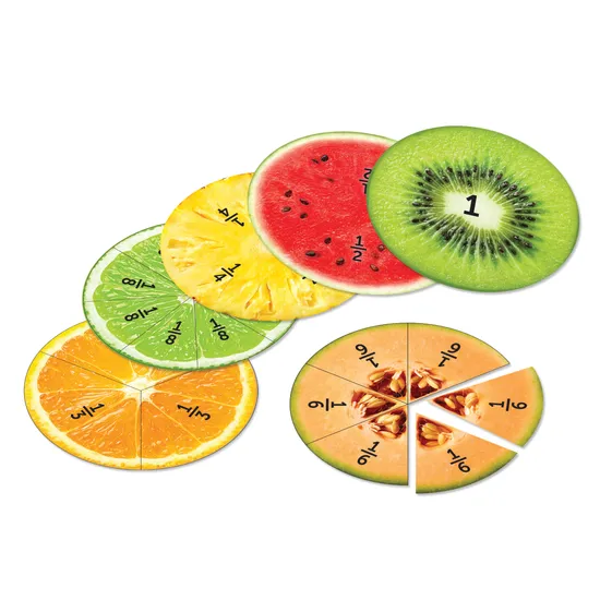 Magnetic Fruit Fractions - Modern Teaching Aids NZ