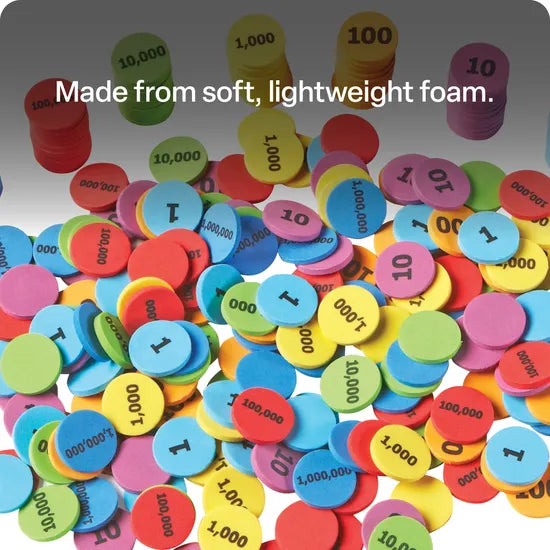 Place Value Discs - Set of 280 - Modern Teaching Aids NZ