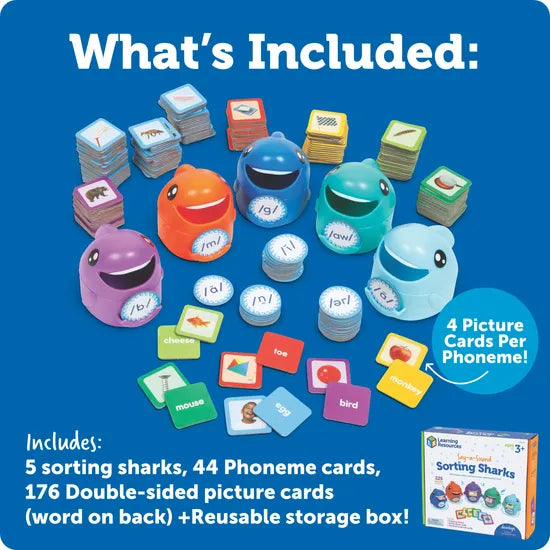 Say-a-Sound Sorting Sharks - Modern Teaching Aids NZ