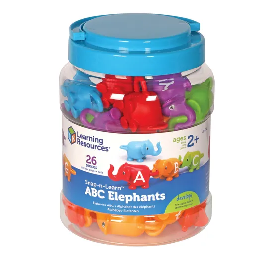 Snap-n-Learn ABC Elephants - Modern Teaching Aids NZ