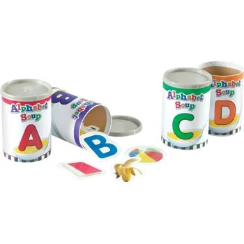 Alphabet Soup Sorter Cans - Modern Teaching Aids NZ