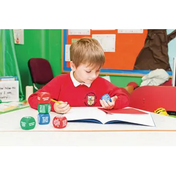 Reading Comprehension Foam Dice Set of 6 - Modern Teaching Aids NZ