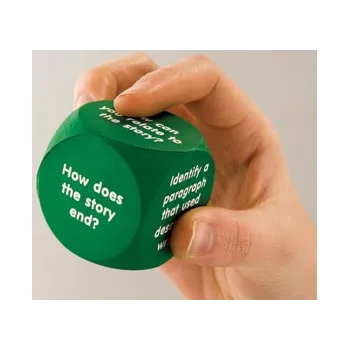 Reading Comprehension Foam Dice Set of 6 - Modern Teaching Aids NZ