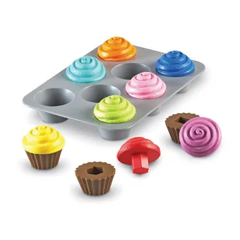Smart Snacks Shape Sorting Cupcakes - Modern Teaching Aids NZ