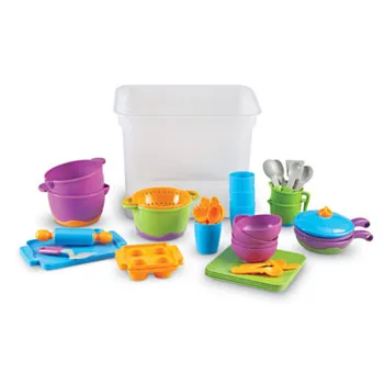 Kitchen & Cooking Role Play Set - 44 Pieces - Modern Teaching Aids NZ