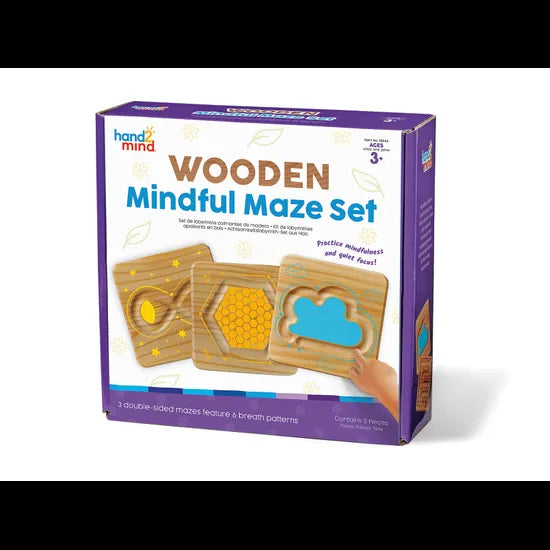 Wooden Mindful Maze Set - Modern Teaching Aids NZ