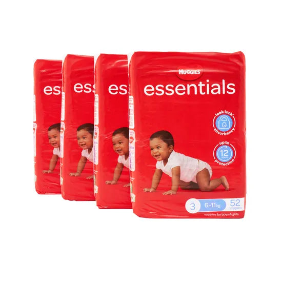 Huggies Essentials Nappies Crawler- Pack of 208 - Modern Teaching Aids NZ