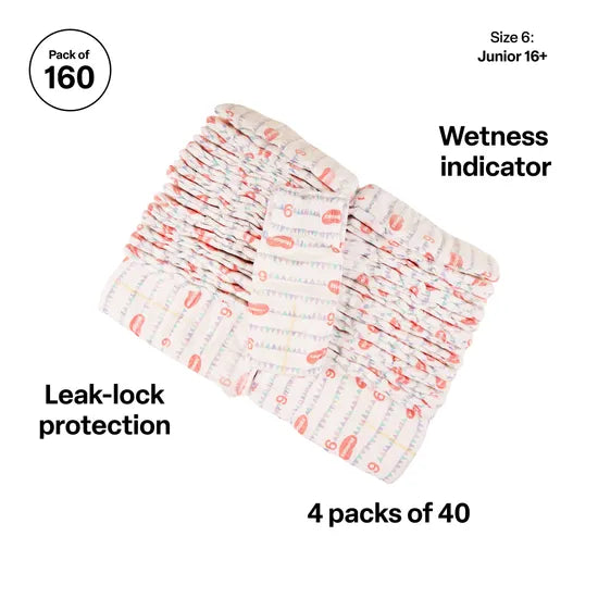 Huggies Essentials Nappies Junior - Pack of 160 - Modern Teaching Aids NZ