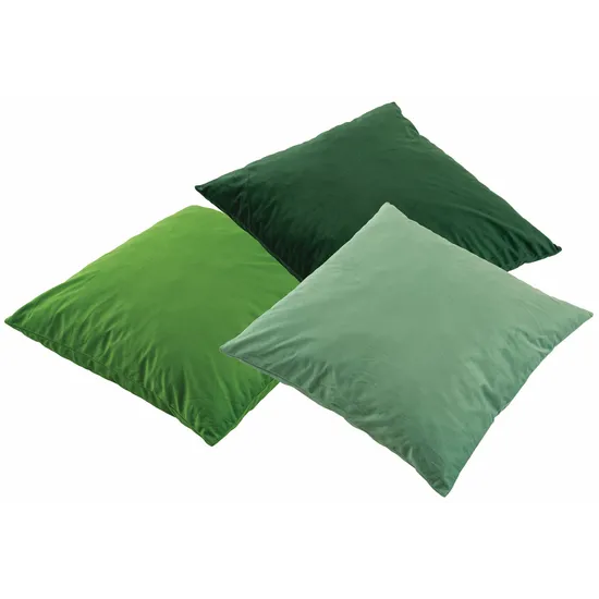 Plain Green Cushion Covers - 50 cm - Set of 3 - Modern Teaching Aids NZ