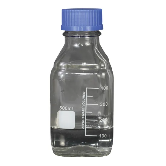 Quality Reagent Bottle - Clear - Square - 500ml - Modern Teaching Aids NZ
