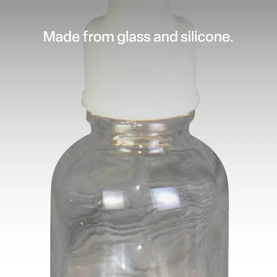 Silicone Dropper Bottle - Clear, 30 ml - Modern Teaching Aids NZ