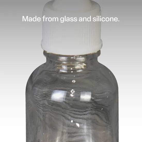 Silicone Dropper Bottle - Clear, 50 ml - Modern Teaching Aids NZ