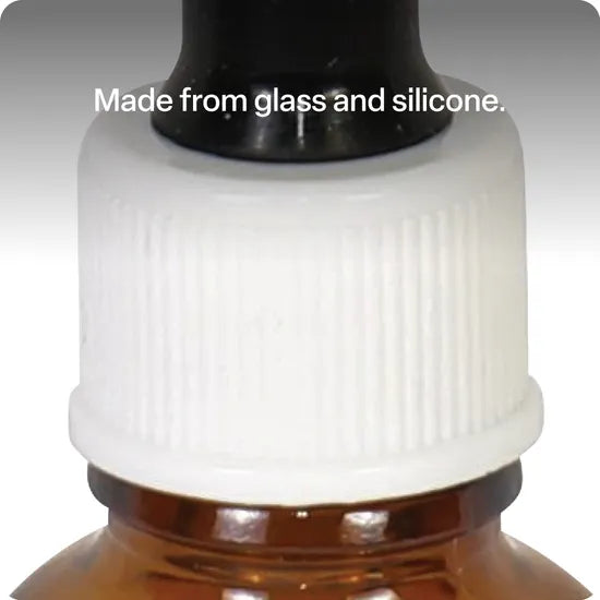 Silicone Dropper Bottle - Amber, 30 ml - Modern Teaching Aids NZ