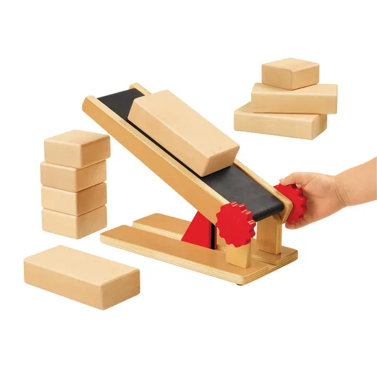 Block Play Simple Machines - Conveyor Belt - Modern Teaching Aids NZ