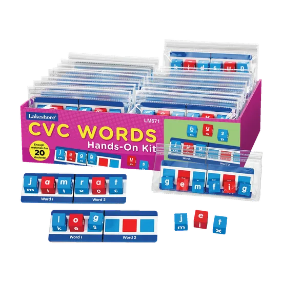 Lakeshore Learning CVC Words Hands-On Kit - Modern Teaching Aids NZ