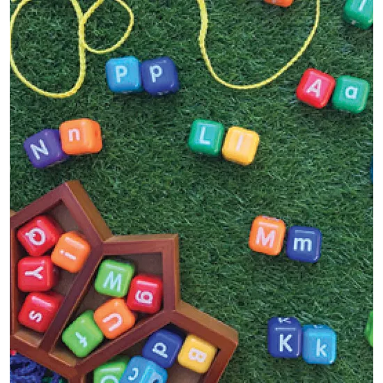 Lakeshore Learning Chunky Alphabet Beads - Modern Teaching Aids NZ