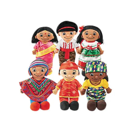 Lakeshore Learning Washable Dolls - Around the World, Complete Set - Modern Teaching Aids NZ