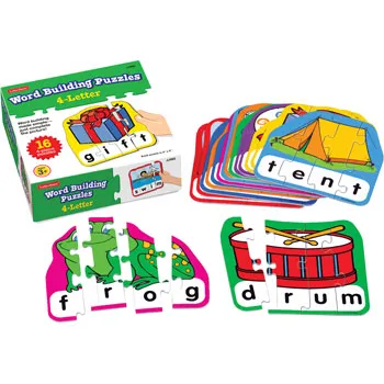 Lakeshore Learning 4-Letter Word Building Puzzles - Modern Teaching Aids NZ