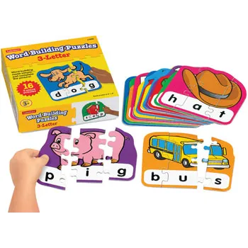 Lakeshore Learning 3-Letter Word Building Puzzles - Modern Teaching Aids NZ