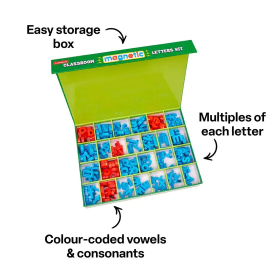 Lakeshore Learning Lakeshore Classroom 240 Magnetic Letters Kit - Modern Teaching Aids NZ