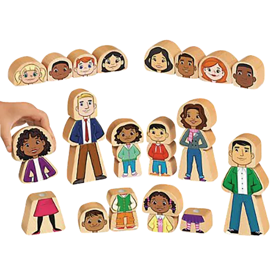 Lakeshore Learning Magnetic Families - Mix & Match - Modern Teaching Aids NZ