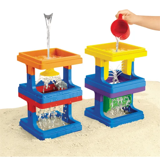 Mix and Match Plastic Waterfalls Set of 4 - Modern Teaching Aids NZ