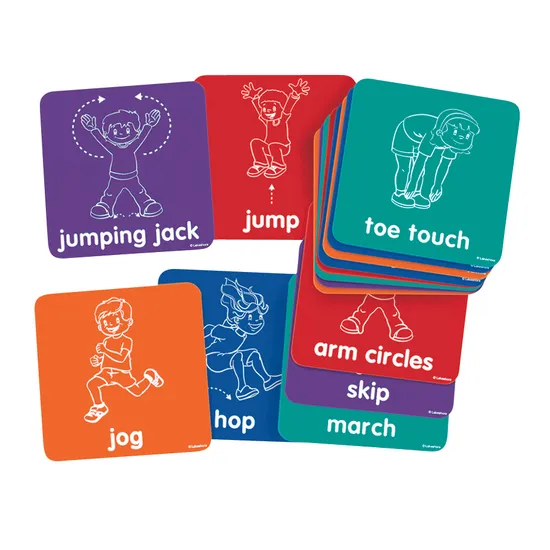 Let's Get Moving - Activity Mats 15 Pieces - Modern Teaching Aids NZ