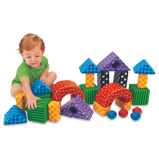 Lakeshore Learning Soft and Safe Building Blocks - Set of 26