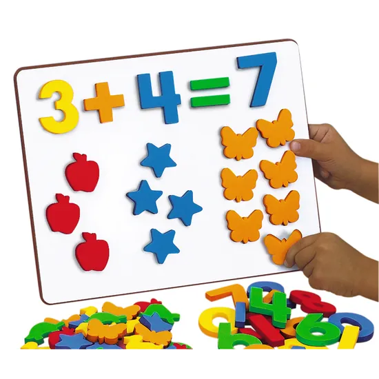 Lakeshore Magnetic Numbers and Counters - Set of 130 - Modern Teaching Aids NZ