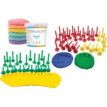 Lakeshore Learning Alphabet Dough Stampers Kit - Modern Teaching Aids NZ