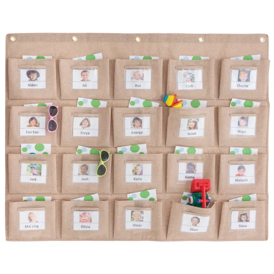 Parent Communication Pockets - 20 Natural - Modern Teaching Aids NZ