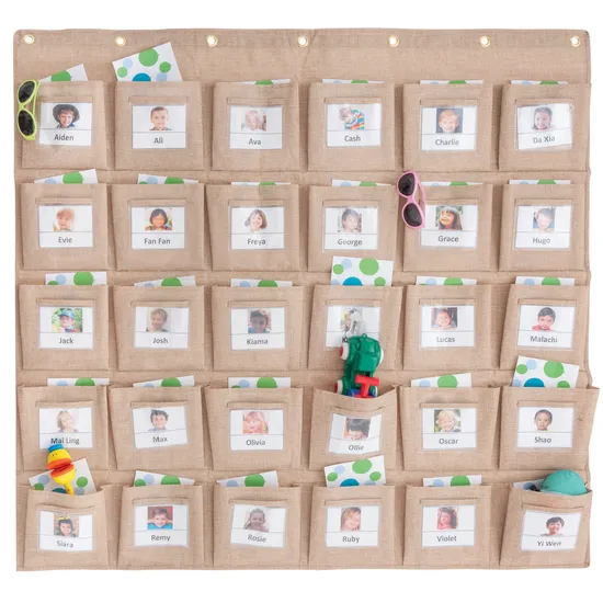 Parent Communication Pockets - 30 Natural - Modern Teaching Aids NZ