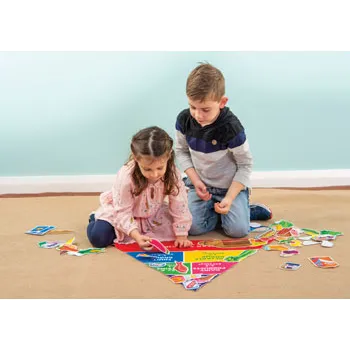 Felt Food Pyramid 62 pc with Pyramid - Modern Teaching Aids NZ