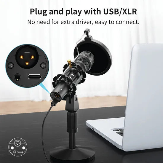 XLR/USB Dynamic Microphone - Modern Teaching Aids NZ