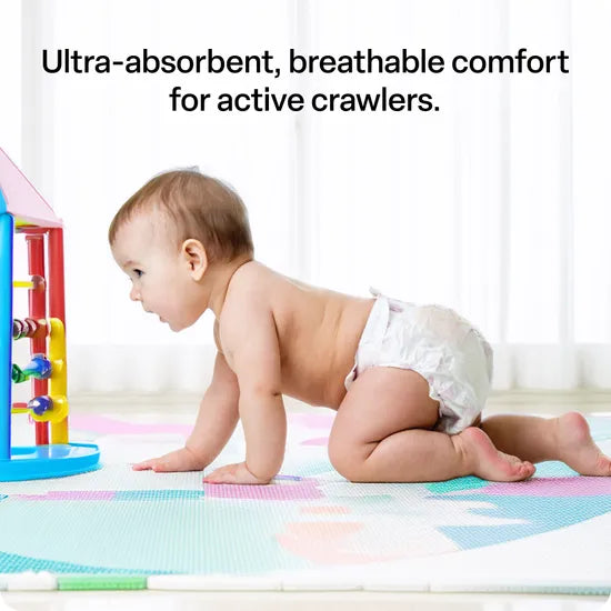 Max & Rosie Nappies - Crawler, 5-11 kg, Pack of 256