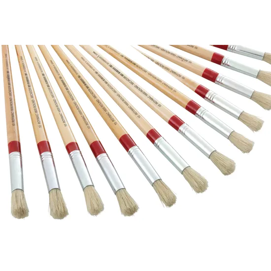 Long Round Brush Size 10 - Pack 12 - Modern Teaching Aids NZ