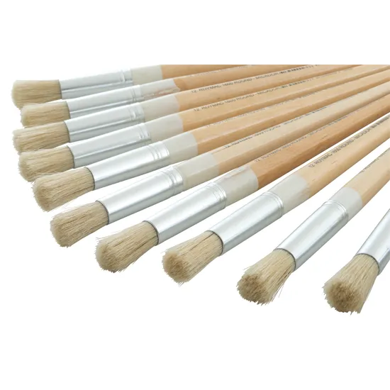 Long Round Brush Size 12 - Pack 12 - Modern Teaching Aids NZ