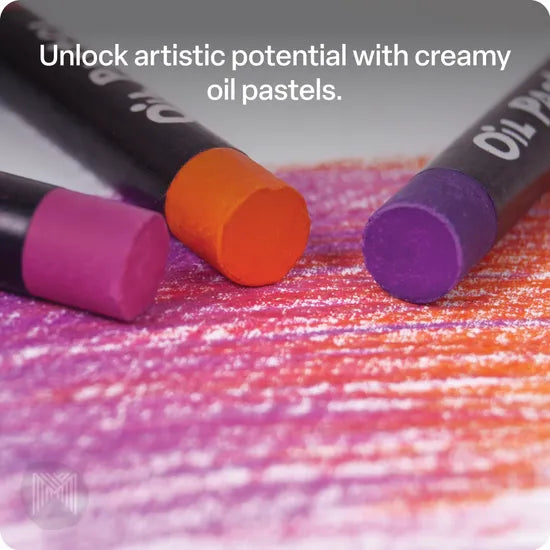 Micador - Standard Oil Pastels Pack of 12 - Modern Teaching Aids NZ