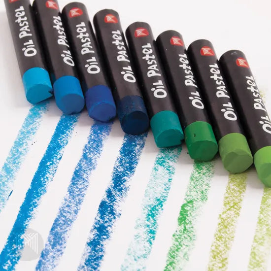 Micador - Standard Oil Pastels Pack of 12 - Modern Teaching Aids NZ