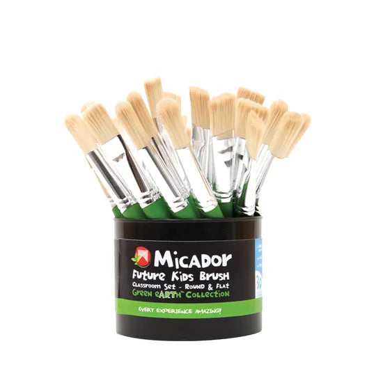 Paint Brush Class Set - Pack of 30 - Modern Teaching Aids NZ